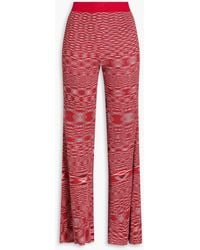 Missoni - Space-dyed Ribbed Silk Fla Pants - Lyst