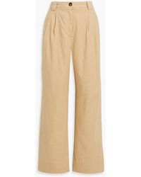 A.L.C. - Tommy Linen-blend Wide-leg Pants - Lyst