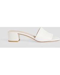 Stuart Weitzman - Cayman 35 Canvas Mules - Lyst