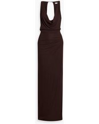 Jonathan Simkhai - Kosme Open-Back Stretch-Jersey Gown - Lyst