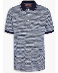 Missoni - Space-dyed Cotton Polo Shirt - Lyst