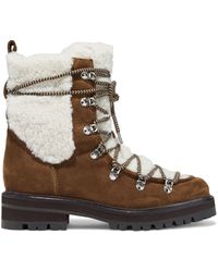 sigerson morrison iris shearling buckle boots