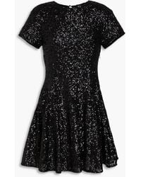 Maje - Sequined Tulle Mini Dress - Lyst