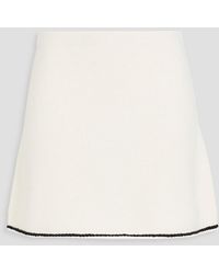 Theory - Merino Wool-Blend Mini Skirt - Lyst