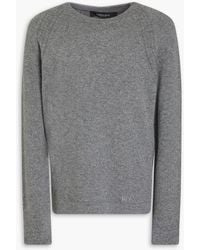 Versace - Cashmere And Wool-blend Sweater - Lyst