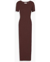 Loulou de Saison - Aruba Pointelle-knit Midi Dress - Lyst