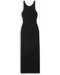 Gauchère - Cutout Ribbed Stretch-cotton Maxi Dress - Lyst