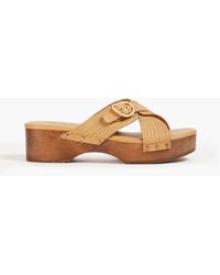 Ancient Greek Sandals - Marilisa Raffia Sandals - Lyst
