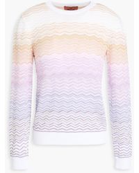 Missoni - Cotton-blend Crochet-knit Sweater - Lyst
