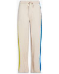 Chinti & Parker - Intarsia Wool And Cashmere-blend Track Pants - Lyst
