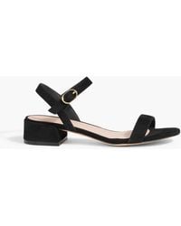 Stuart Weitzman - Dancer 35 Suede Sandals - Lyst