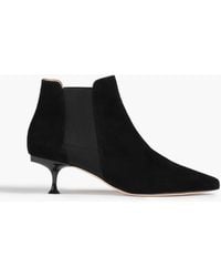 Sergio Rossi - Suede Ankle Boots - Lyst