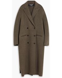 Jacquemus - Curvo Double-breasted Wool-felt Coat - Lyst