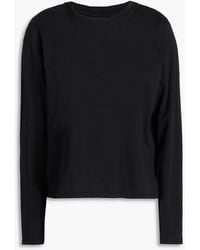 FRAME - Cotton-Jersey Top - Lyst