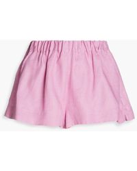 Bondi Born - Aruba Linen Shorts - Lyst