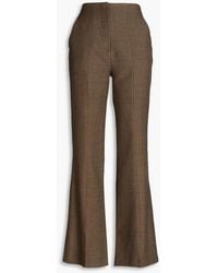 Nanushka - Wool-tweed Flared Pants - Lyst