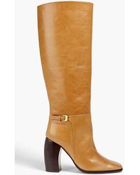 Tory Burch - Banana Heel 100 Leather Knee Boots - Lyst