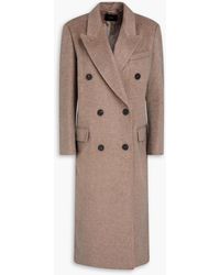 JOSEPH - Lilas Double-Breasted Yak And Wool-Blend Felt Coat - Lyst