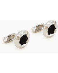 dunhill - Schettenknöpfe aus silber mit onyx - Lyst