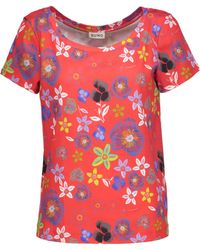 SUNO Printed Cotton T-shirt - Red