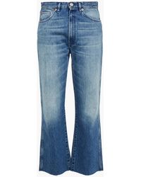 Jean skinny Reed raccourci a taille haute Jean GRLFRND en coloris Bleu Femme Jeans Jeans GRLFRND 