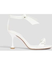 Alexandre Birman - Clarita Flare 85 Bow-Detailed Leather Sandals - Lyst