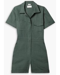 Rivet Utility - Dreamer playsuit aus leinen - Lyst