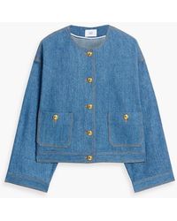 Adam Lippes - Nessy Denim Jacket - Lyst