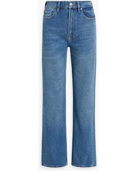 Tomorrow Denim - Brown High-rise Straight-leg Jeans - Lyst