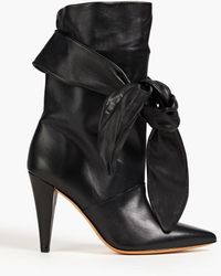 IRO - Nori Knotted Leather Ankle Boots - Lyst