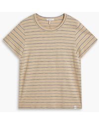 Rag & Bone - Striped Pima Cotton-Jersey T-Shirt - Lyst