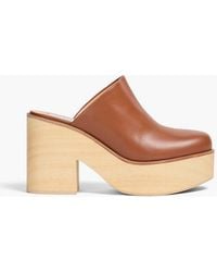 Gabriela Hearst - Blake Leather Platform Mules - Lyst