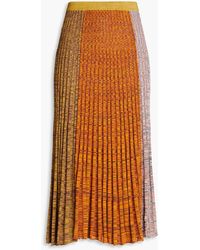 Zimmermann - Color-block Ribbed-knit Midi Skirt - Lyst