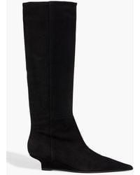 TOTEME - Sharp 40 Suede Knee Boots - Lyst