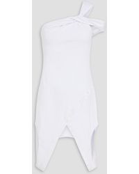Jonathan Simkhai - Alessia One-shoulder Ribbed Jersey Top - Lyst