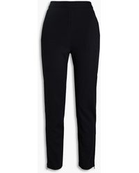 Huishan Zhang - Embellished Wool-blend Jersey Slim-leg Pants - Lyst