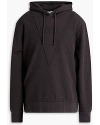 JW Anderson - Embroidered French Cotton-terry Hoodie - Lyst