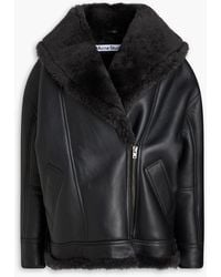 Acne Studios - Jacke aus shearling - Lyst