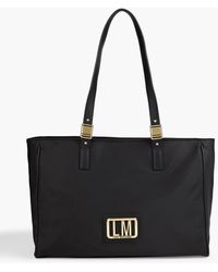 Love Moschino - Faux Leather-trimmed Shell Tote - Lyst