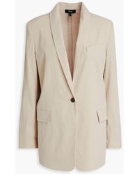Theory - Linen-Blend Blazer - Lyst