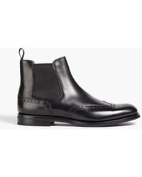 Church's - Ketsby Laser-cut Leather Chelsea Boots - Lyst