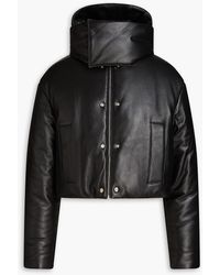 1017 ALYX 9SM - Padded Pebbled-leather Hooded Jacket - Lyst