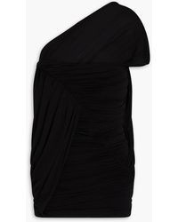 Rick Owens - One-shoulder Draped Jersey Top - Lyst