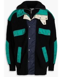 Isabel Marant - Darius Shell-trimmed Ribbed Wool-blend Jacket - Lyst
