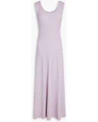 By Malene Birger - Ribbed-knit Midi Dress - Lyst