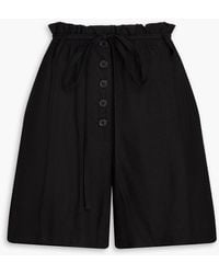 A.Emery - Cora Belted Twill Shorts - Lyst