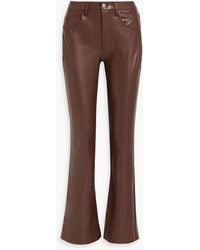 A.L.C. - Freddie Faux Leather Flared Pants - Lyst