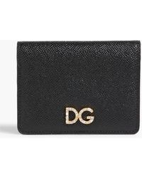 Dolce & Gabbana - Pebbled-leather Wallet - Lyst