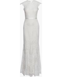 Catherine Deane Suri Open-back Leavers Lace Bridal Gown - Multicolor