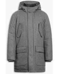Canali - Cashmere-Blend Felt Hooded Parka - Lyst